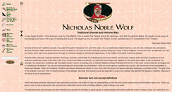 Desktop Screenshot of nicholasnoblewolf.com
