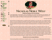Tablet Screenshot of nicholasnoblewolf.com